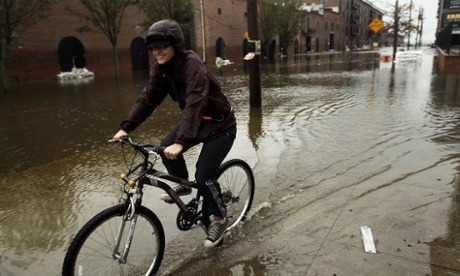 Riding in Red Hook with Keds
an Spencer Platt/Getty Images photo via Guardian UK