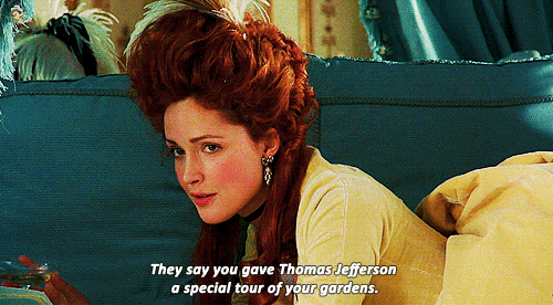 pactressia-blog:  “Is Jefferson admiring the royal bush?” - Marie Antoinette (2006) 