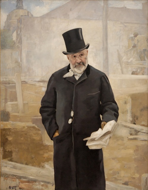 Alfred-Philippe Roll: Portrait of Adolphe Alphand, 1888.Adolphe Alphand was a French engineer who co