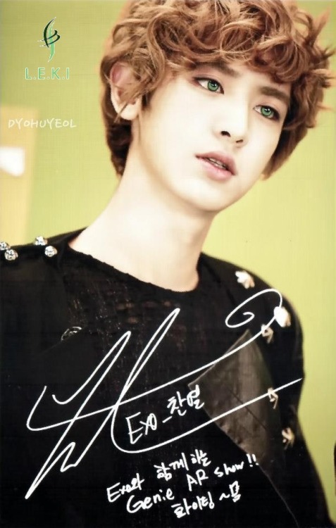 Light Green Eyed K-Boy - #8 Park ChanYeol - EXO K