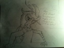 I have been drawing discord.  I do like him