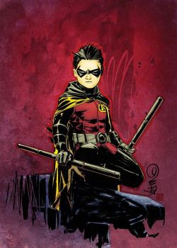 rozegothamcitizen:  Dustin Nguyen’s Damian is featured in the upcoming DC Comics The New 52 Trading Cards from Cryptozoic Entertainment.  ♥ Damian! 