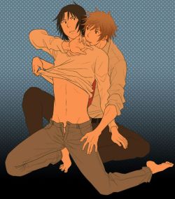 *w* solo aqui puedo publicar yaoi :33