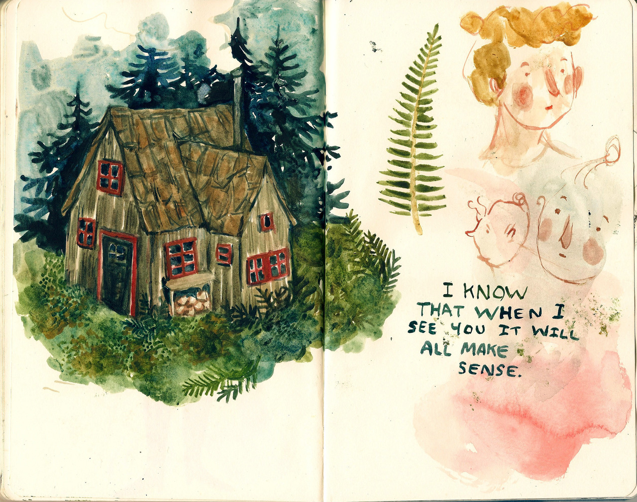 phoebe-bird:  more from my autumn sketchbook, 2012 