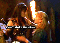 kalliopephoenix:  Best moments of: Gabrielle is having none of that heterosexuality crap Season one edition, featuring: Xena: Warrior Princess 1x8 | Prometheus and 1x9 | Death in Chains 