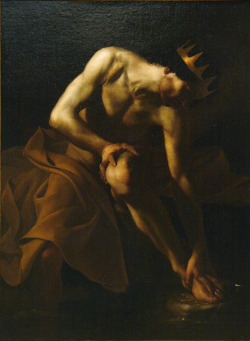 necspenecmetu:  Bartolomeo Manfredi, King Midas Bathing at the Source of the Pactolus, 17th century 