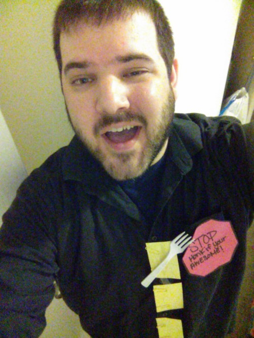 jakethecubbers:  my fork in the road costume 
