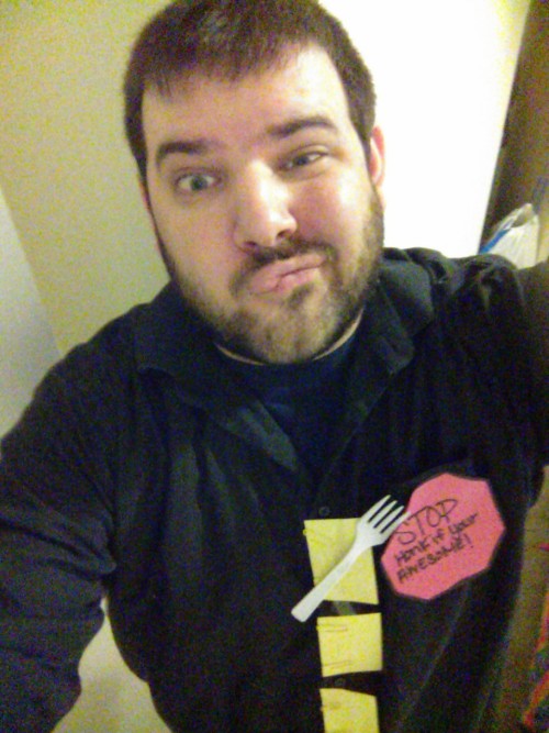 jakethecubbers:  my fork in the road costume 