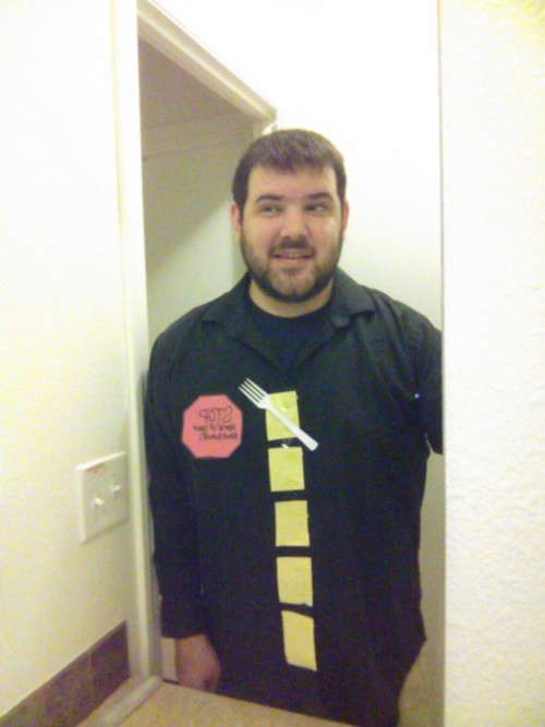jakethecubbers:  my fork in the road costume 