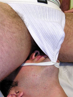 leatherjock:  pigboyny:  thrustandnut:  thats where the best stink is between the balls and ass hole  inhale nice and deep and slow, boy…….  Random Eroticism   That&rsquo;s where you can find me!