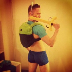 costumehunks:  Costumed Hunk Adventure Time! 