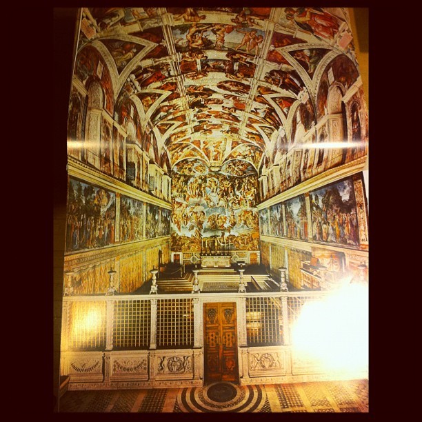 500 year anniversary of the completion of the #sistine #chapel. #art #oldmasters #michealangelo