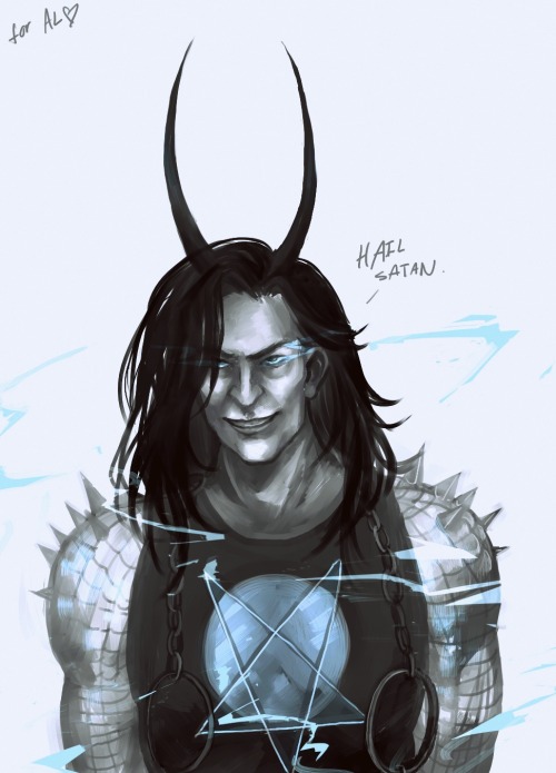 waitiknow:deconsecrator thor for a trade with al ! i laughed more than i should have drawing this wh