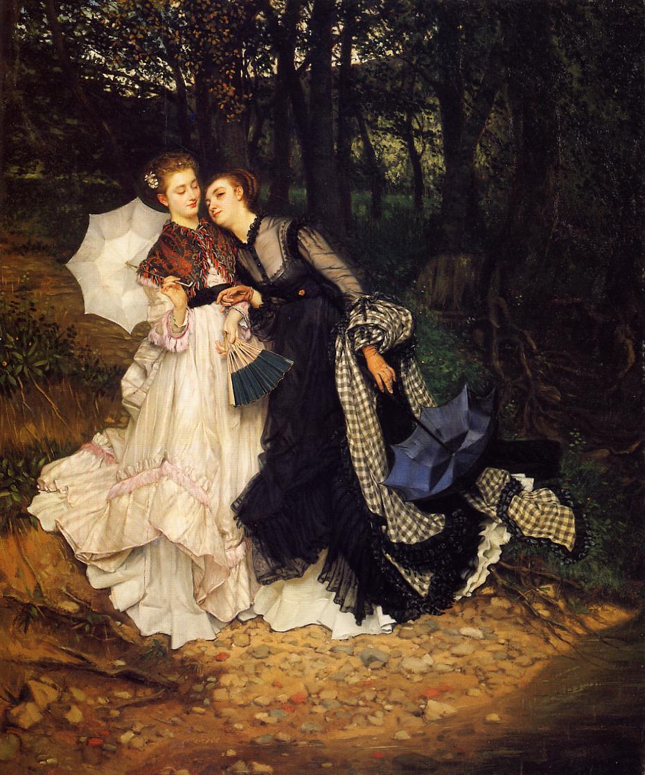 pre-raphaelisme:  The admission by James Tissot 
