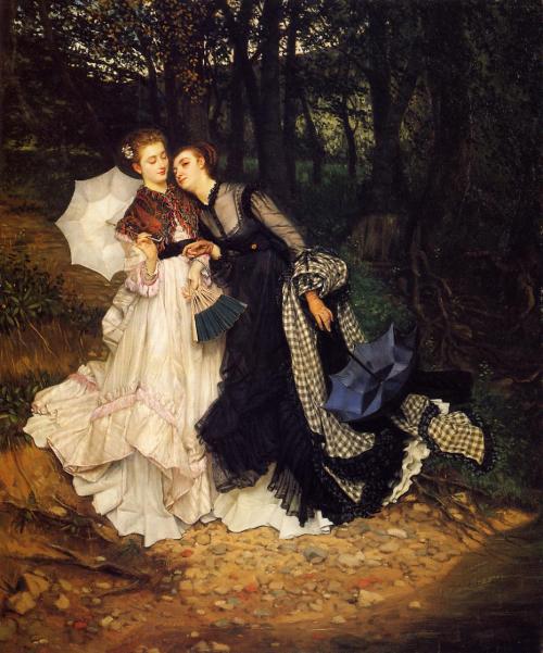 pre-raphaelisme:  The admission by James Tissot 