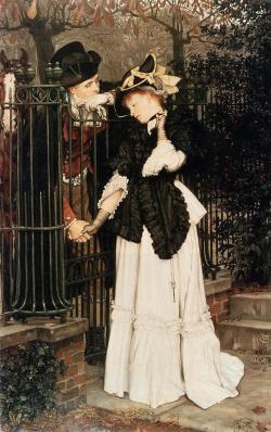 pre-raphaelisme:  The Farewell by James Tissot