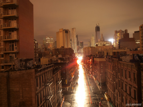 jalopnikupdates:  Exploring New York In the Post-Sandy Pitch Black “Haha, we’re descending into the darkness! It’s like the Twilight Zone.” The old guy going home to Greenwich Village laughs. The Fifth Avenue bus soars past 34th street heading