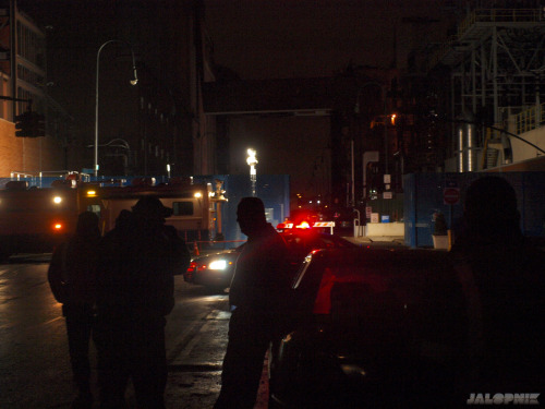 jalopnikupdates:  Exploring New York In the Post-Sandy Pitch Black “Haha, we’re descending into the darkness! It’s like the Twilight Zone.” The old guy going home to Greenwich Village laughs. The Fifth Avenue bus soars past 34th street heading