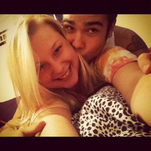 Hi cutie  #love #kiss #cute #happy #blonde #smile #mwah #couple #noschoolforus :)