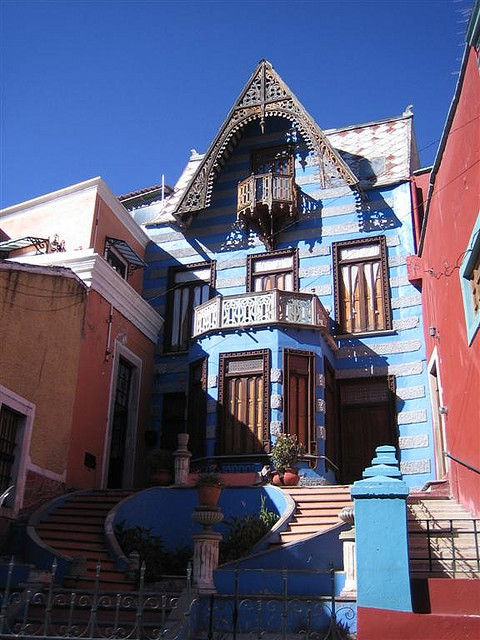 Casa de las Brujas (The House of the Witches) in Guanajuato, Mexico. It is said to be haunted by the