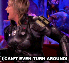 ashleybenlove:   hippo-scuba:  arthur-christmas-claus:  upperstories:  This makes me wonder if Sergeant Calhoun is afraid of clowns.   WHAT IS THIS FROM!?! I MUST KNOW.  Ellen Degeneres’ show.  Here. 