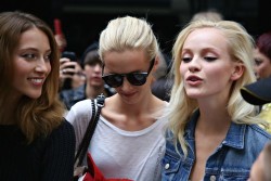  Alana Zimmer, Daria Strokous and Ginta Lapina