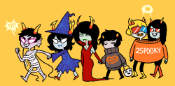 yazzspookydonut:  merry halloween kids 