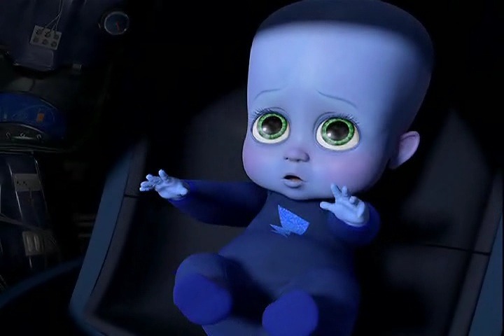 A história do bebê azul, Megamente