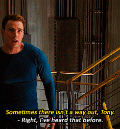 ssfrostiron:  rob-downeyjr-deactivated2015061:   Agent Coulson is down  #gif warning #avengers #okay but why does nOBODY EVER TALK ABOUT THE GENERATION GAP #come on guys this is the MOST INTERESTING THING #look if steve had lived through the war he