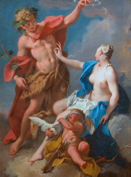 necspenecmetu: Giambattista Pittoni, Bacchus and Ariadne, c. 1720-5