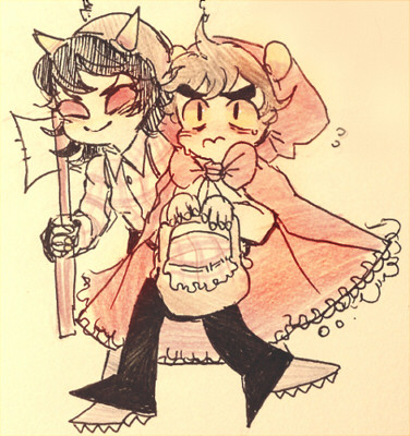 yummytomatoes:  all i can offer you guys is a little pen doodle happy halloweenies