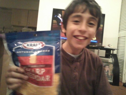 2spookky:  SOMEONE GAVE MY BROTHER CHEESE FOR HALLOWEEN 