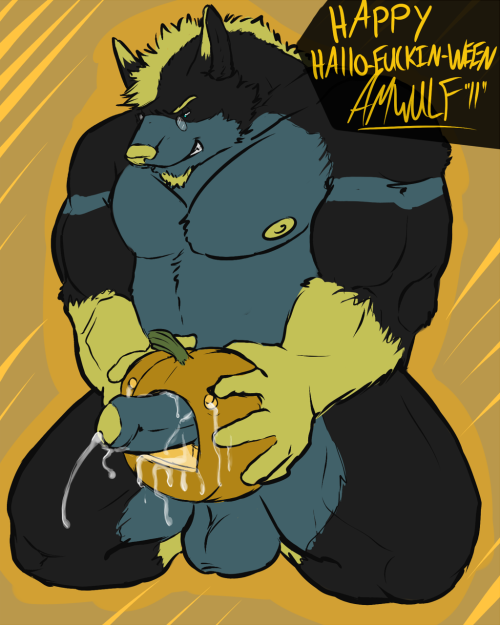 keystoneboners:  seraphwolfy:  gordart:  (via All Hallows’ Eve)  That poor/lucky pumpkin ;3  unf 