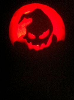 Pumpkin i carved tonight on Halloween!