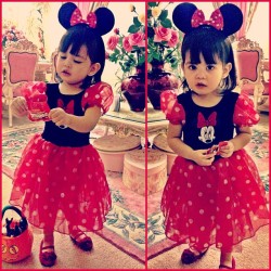 Happy Halloween from the cutest Minnie Mouse!