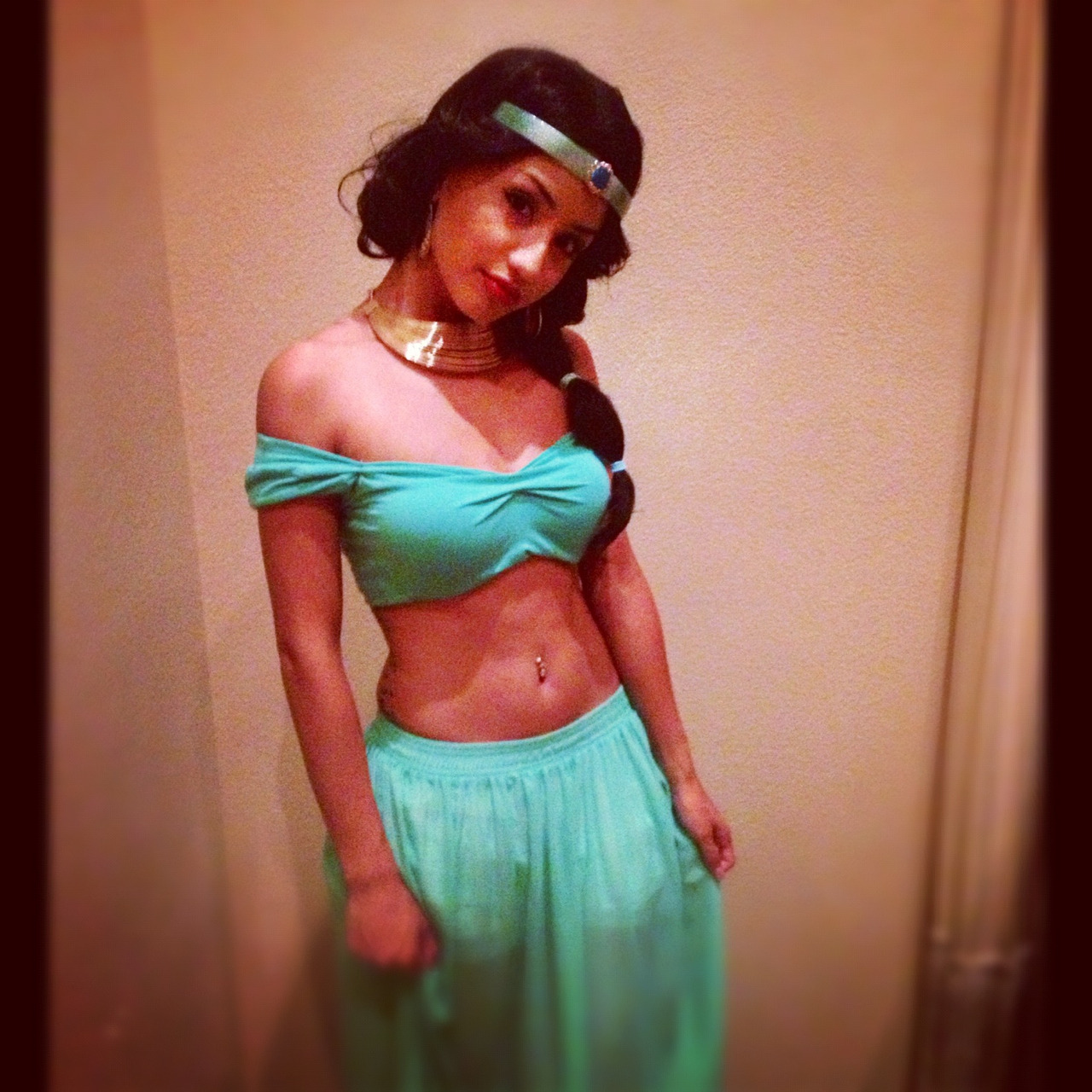 tnewaz:  My princess Jasmine costume 