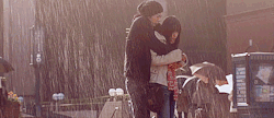 ilovehanadan:  “And thanks to the rain, we’re all alone…” 