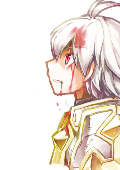 Asdhgasfhdgasf. SEYREN HAI. ♥ Looking GEEEEEWD today with all that blood and stuffs.