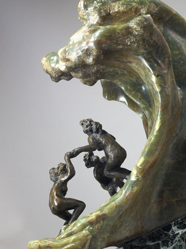 walter-benjamin-bluemchen:Camille Claudel - La Vague ou Les Baigneuses, 1897