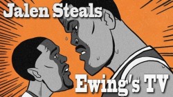 Story Time With Jalen Rose: Jalen Steals Patrick Ewing&Amp;Rsquo;S Tv (Via @Grantland33)
