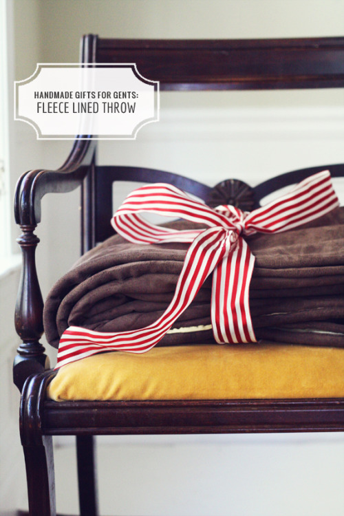 diychristmascrafts:DIY Really Easy Suede and Fleece Throw Tutorial from In Honor of Design here. The
