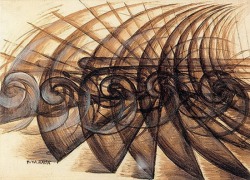 Velocità di motocicletta (1915) - Giacomo Balla