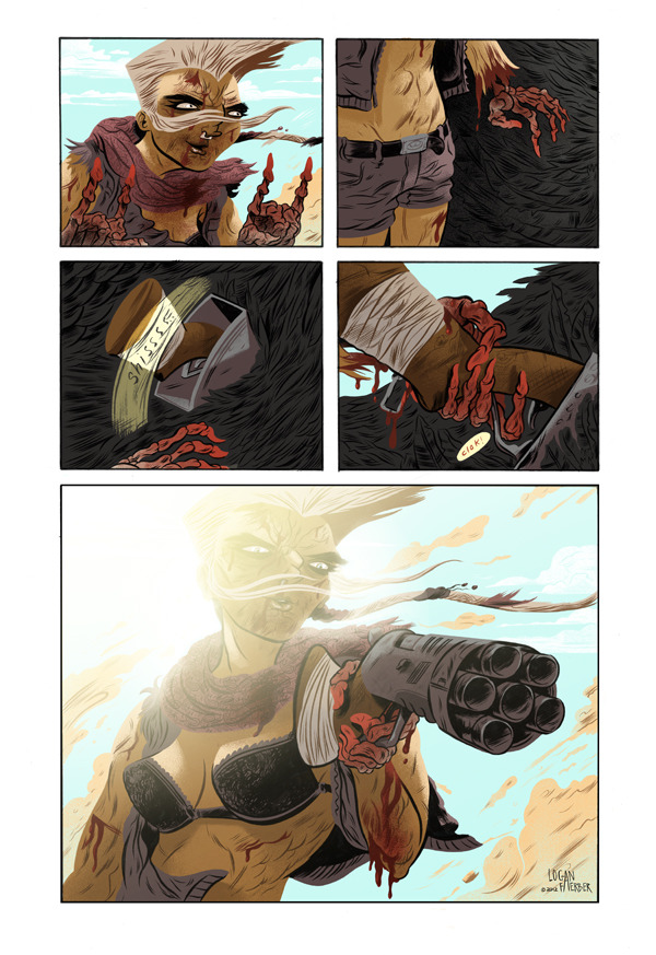 Months ago I had begun working on a short 12 page comic with my friend and writer Austin Wilson (austinRwilson.tumblr.com) for an anthology piece inspired by “Metal”. That project ended up falling through along with the already illustrated pages. I...