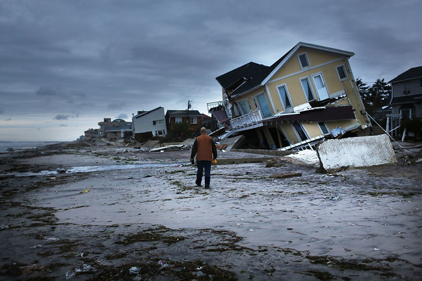 Photo of the day: Seeking normalcy after Sandy
A man surveys the devastated Rockaway Beach on Oct. 31 in Queens, New York after Hurricane Sandy toppled homes and washed away the neighborhood’s historic boardwalk. Sandy’s death toll currently stands...
