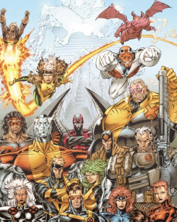 comicbookartwork:  The X-Men and X-Factor