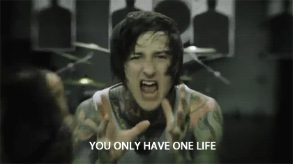 thedevilinmyeyes:  You only have one life.                      Mitch himself sang these words. He l