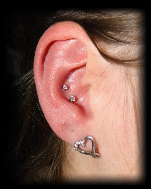 Conch piercing