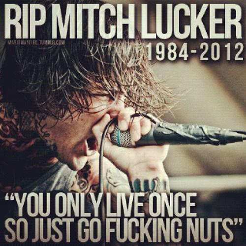 cut-the-baby-not-the-apple:  Mitch passed away earlier this morning from injuries sustained after a motorcycle accident. He leaves behind his little daughter. Mitch was an absolute inspiration to everyone in the rock world. I am deeply saddened by his