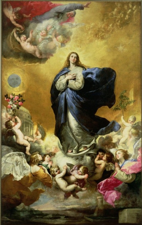 otombombadil:spanishbaroqueart:Jusepe de Ribera The Immaculate Conception of Monterrey (1635) Ch