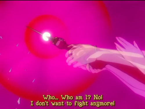 keyofnik:  I continue to be impressed by how Sailor Moon can pack so much genuine emotion into a few brief seconds. Usagi’s futile scream as everything comes flooding back just breaks my heart. Then, despite her new loss, through the grief she just